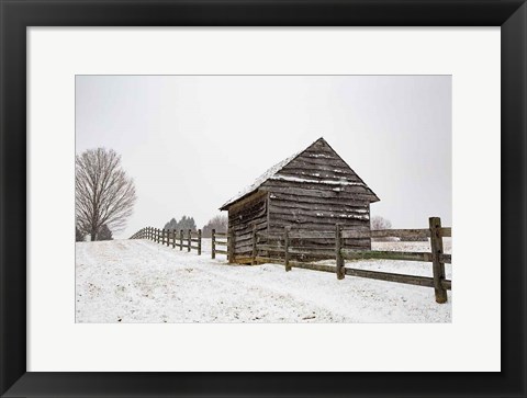 Framed Coming to the Barn Print