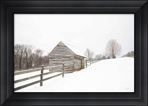 Framed Fenced In Print