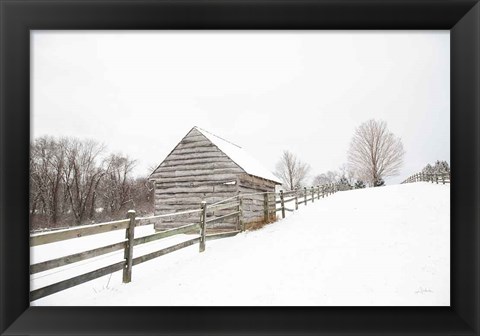 Framed Fenced In Print