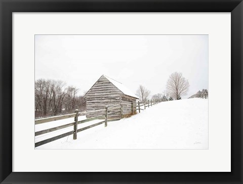 Framed Fenced In Print