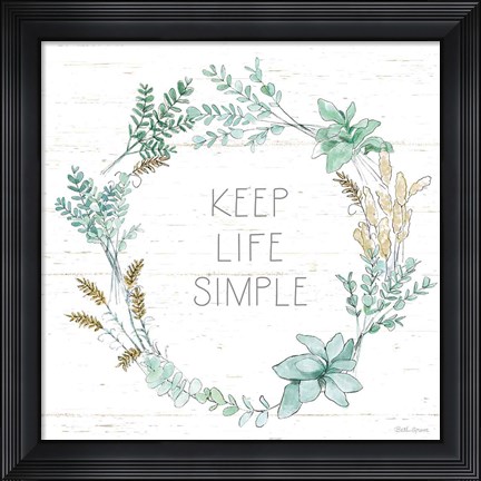 Framed Farmhouse Cotton IX Neutral Print