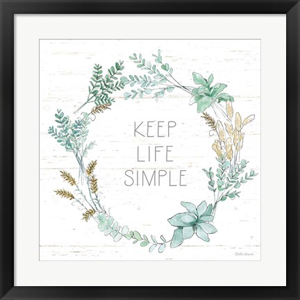 Framed Farmhouse Cotton IX Neutral Print