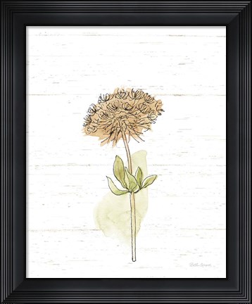 Framed Flowers in Autumn Print