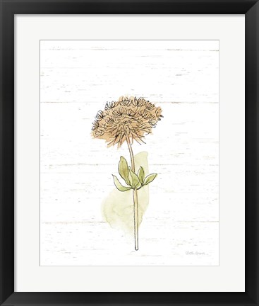 Framed Flowers in Autumn Print