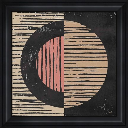Framed Primitive I Terra Cotta Print