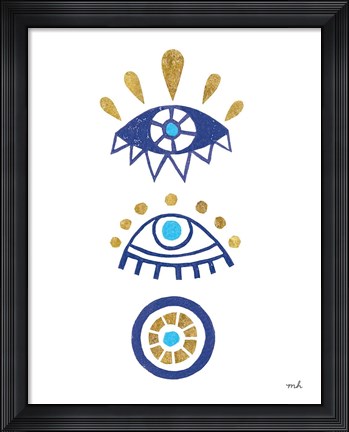 Framed Evil Eye II Print
