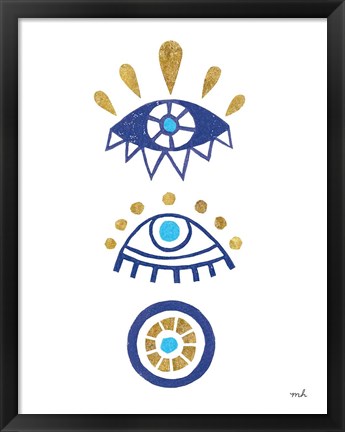 Framed Evil Eye II Print