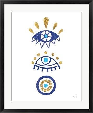 Framed Evil Eye II Print
