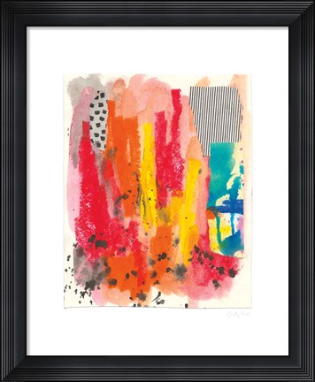 Framed Fire I Print