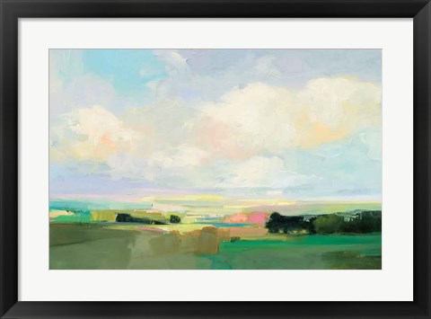 Framed Summer Sky I Print