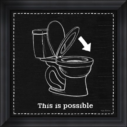 Framed Home Improvement VI Black Print
