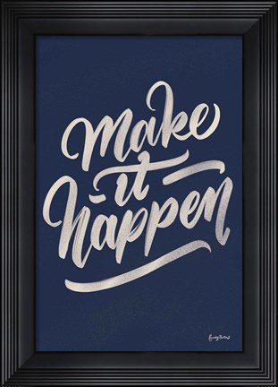 Framed Encouraging Words - Happen Print