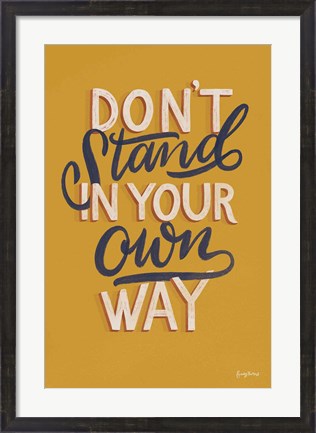 Framed Encouraging Words - Stand Print