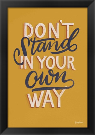 Framed Encouraging Words - Stand Print