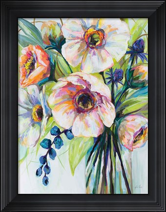 Framed Pretty Poppies Print