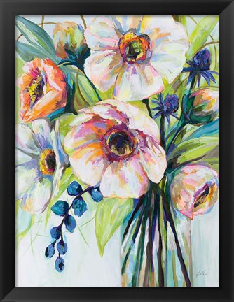 Framed Pretty Poppies Print