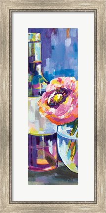Framed Floral Party III Print