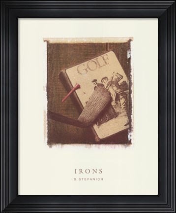 Framed Iron Study I Print