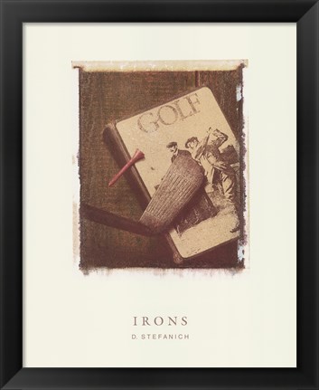 Framed Iron Study I Print