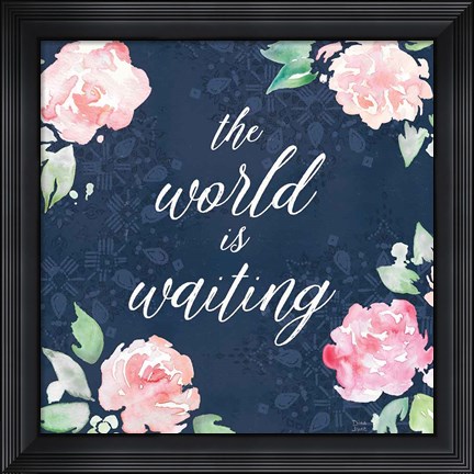 Framed Moroccan Bouquet IV Print