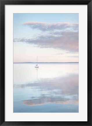 Framed Sailboat in Bellingham Bay II Print