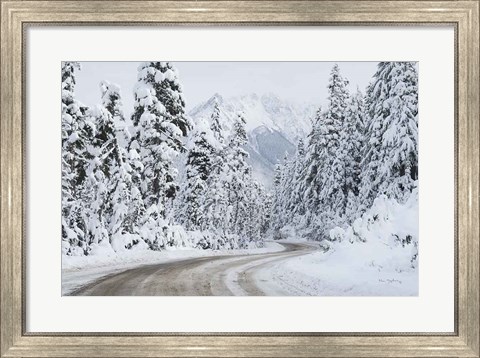 Framed Mount Baker Highway I Print