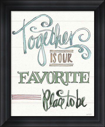 Framed Country Love VI Print