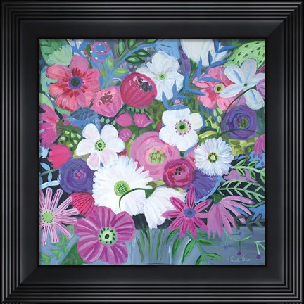Framed Jungle of Florals Print