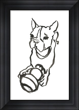 Framed Dog IX Print