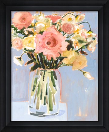 Framed Undone Arrangement I Print