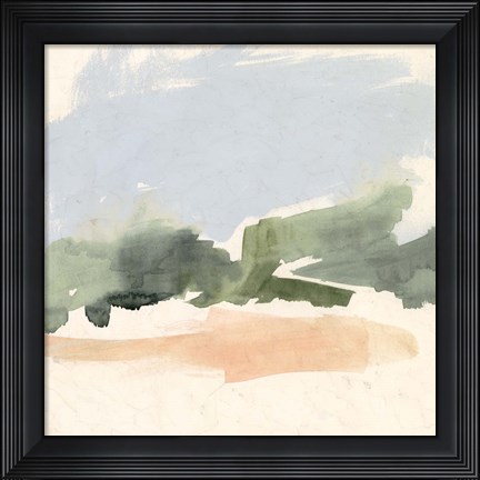 Framed Soft Thicket I Print