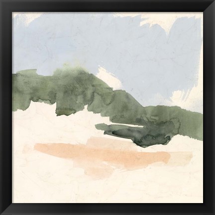 Framed Soft Thicket II Print