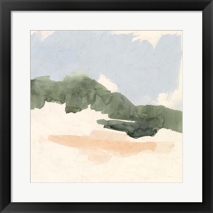 Framed Soft Thicket II Print