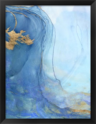 Framed Sea Whirl II Print