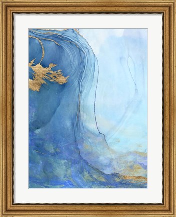 Framed Sea Whirl II Print