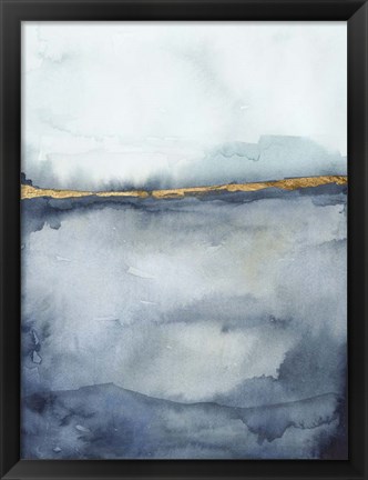 Framed Coastal Horizon II Print