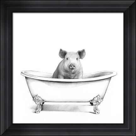 Framed Clawfoot Critter I Print