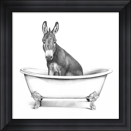 Framed Clawfoot Critter IV Print