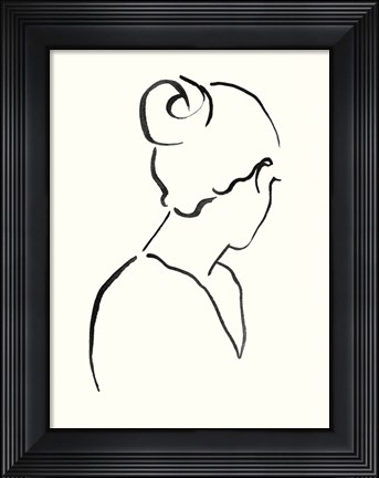 Framed Minimal Profile II Print
