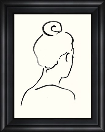 Framed Minimal Profile III Print