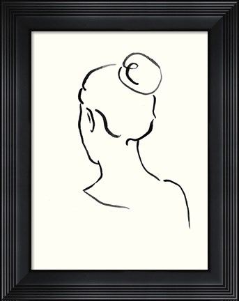 Framed Minimal Profile IV Print