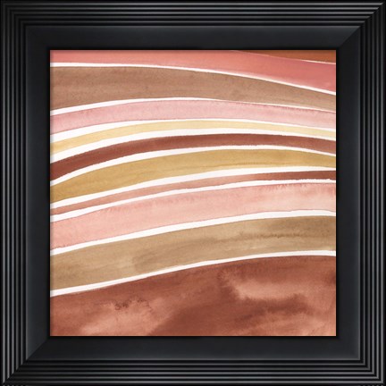 Framed Earthen Strata I Print