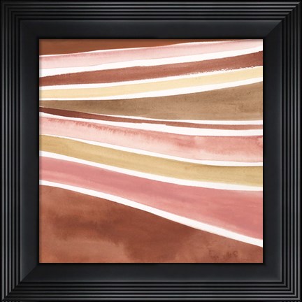 Framed Earthen Strata II Print