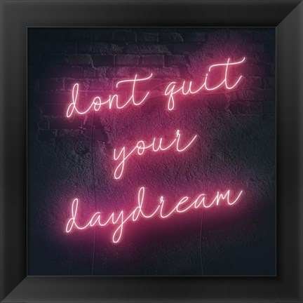 Framed Neon Inspo III Print