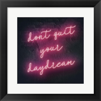 Framed Neon Inspo III Print