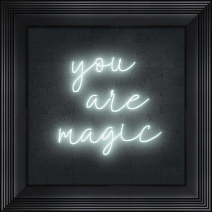 Framed Neon Inspo VI Print