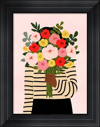 Framed Darling Valentine I Print