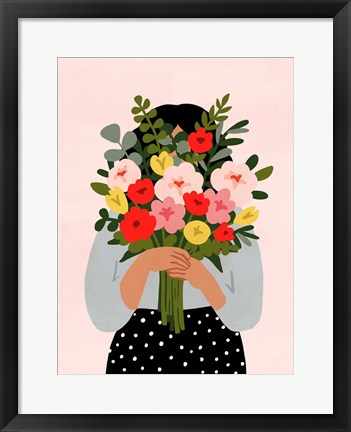Framed Darling Valentine II Print