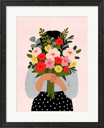 Framed Darling Valentine II Print
