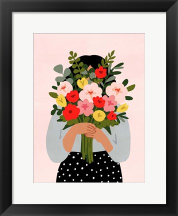 Framed Darling Valentine II Print